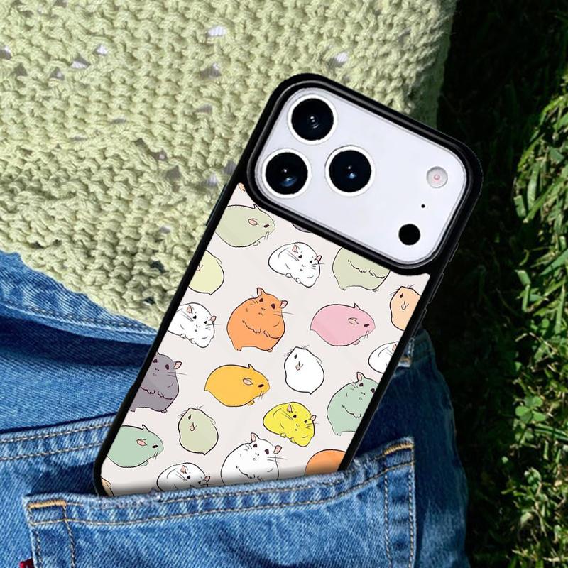Guinea Pig Hamster Collage phone case cover Compatible with for IPhone 17air 16e 15 14 13 12 11Pro Max 17 Air