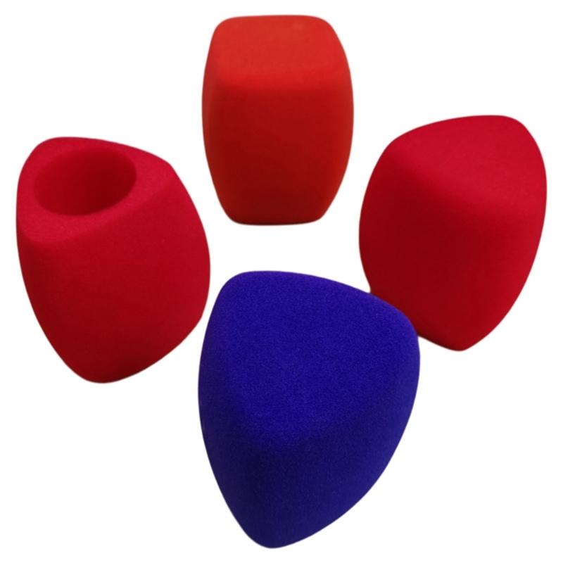 High Density Foam Microphones Cover Triangular Shape Noise Reductions Studio Recording Accessory