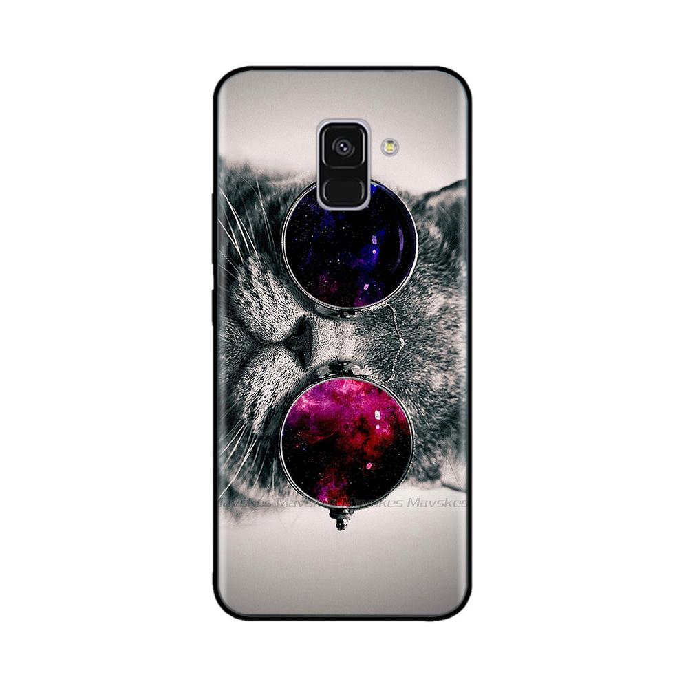 Чехол для Samsung Galaxy A8 2018 Мягкий ТПУ Задняя крышка телефона Для Samsung A8 Plus 2018 A730 Чехол GalaxyA8 A 8 Силиконовый бампер Coque