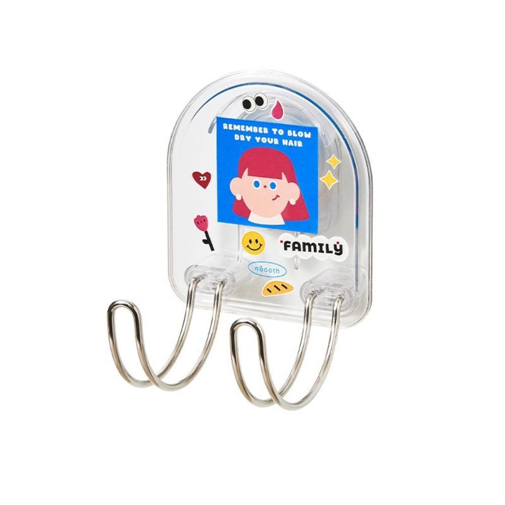 Space-Saving Storage No-Drill Wall-Mounted Storage Rack Multi-Purpose Hairdryer Organizer Bathroom