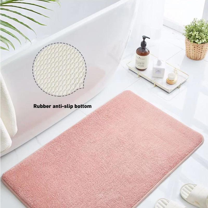 Xiaomi Super Absorbent Floor Mat Bathroom Mat Super Anti-Slip Coral Velvet Bathroom Floor Mat Door Mat Living Room Bedroom