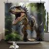 Милая шторка для душа с абстрактным рисунком животного, мультяшная забавная шторка для душа на тему домашних питомцев, украшение для детской ванной комнаты с крючком