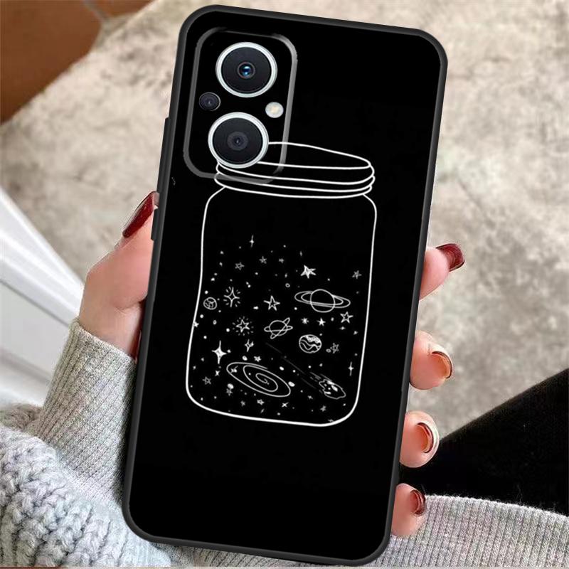Эстетичный Космос Звезды Планета Для OPPO Reno 14 10 11 12 13 Pro 7 8 Lite 8T 11F 12F 13F 14F OPPO Find X9 X8 X5 X6 Pro Чехол