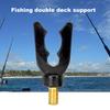 MUQZI Sports Accessory Sturdy Fishing Rod Holder High Stability Black Long Lifespan