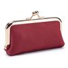 New Niche Change Bag Mini First-layer Cowhide Storage Bag Women's Fashion Mouth Red Envelope Small Clip Bag Tide