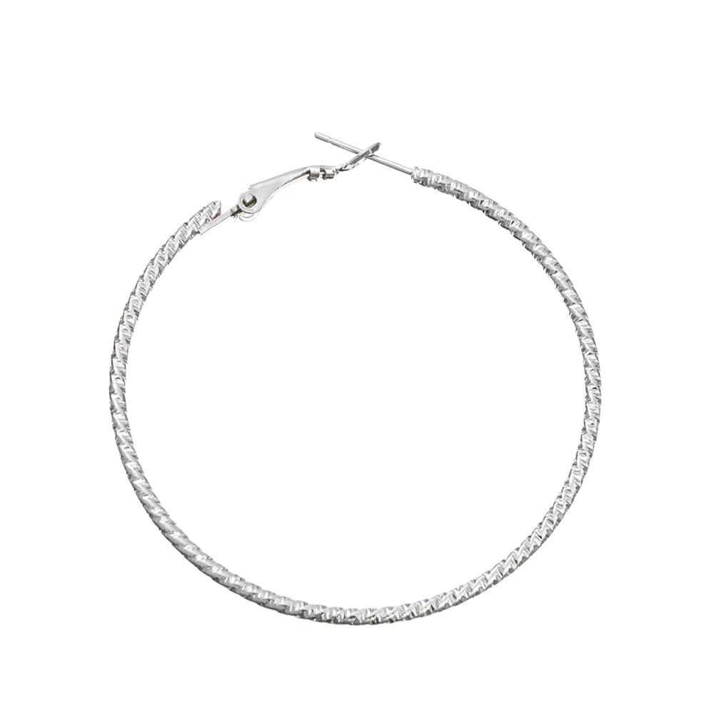 Wedding Engagement Big Circle Elegant Drop Dangle Stud Round Shape Crystal Round Hoop Earrings