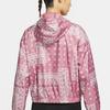 Nike Woven Printed Cashew Flower Hooded Jacket Women Jacket Pink CU5893-614