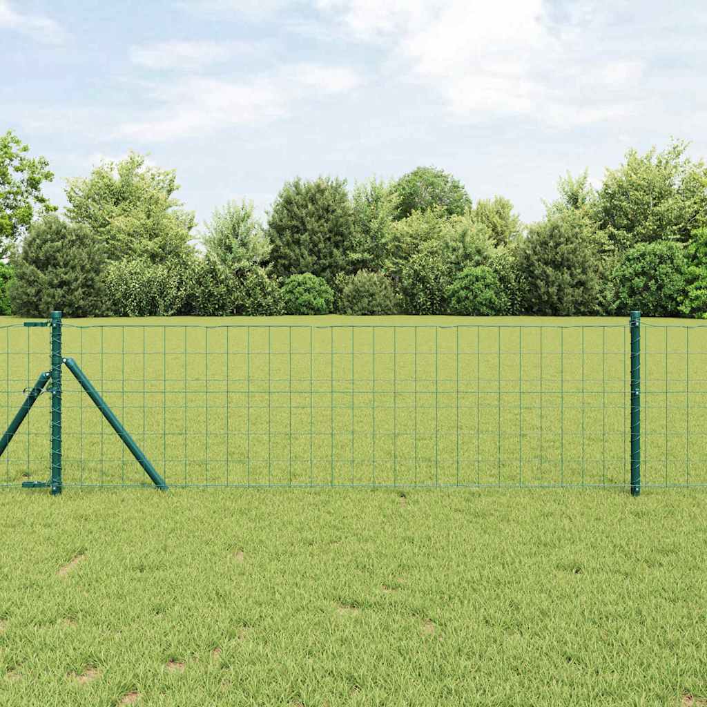 Euro Fence Green 0.4 x 10 m PVC Coated Iron