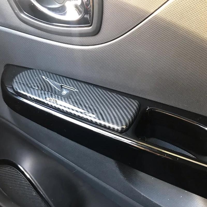 RHD LHD для Toyota Proace City VERSO + карбоновый матовый хромированный подлокотник двери автомобиля, отделка окна, стеклянная крышка переключателя подъема