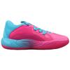 PUMA Court Rider 1.0 Chaos Imbalan Men Fashion Versatile Cushioned Wear Resistant Low Top Basketball Shoes Pink Blue 378613-01