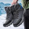 Men Winter Snow Boots Fashion Waterproof Sneakers Super Warm Brand Boots Outdoor Male Plush Hiking Boots Work Shoes Size 39-48