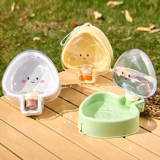 Портативная складная бутылка для воды для домашних животных, водонепроницаемая поилка для собак с миской для походов, прогулок на природе, кемпинга, путешествий