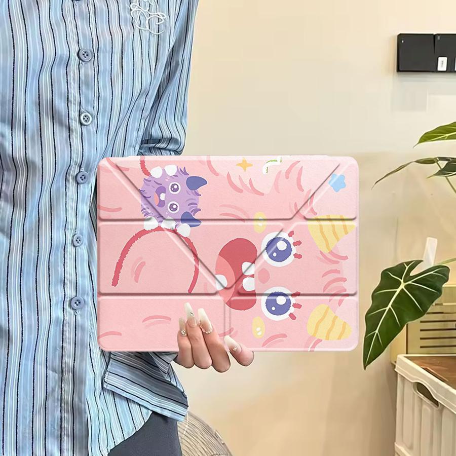 Чехол для планшета с выражением лица 'Счастливый и милый' для iPad Mini 6 7 Pro 2025 Air 4 5 M3 M2 1 2 M4 11 дюймов Pro 11-го 10-го 9-го 8-го 7-го 12,9 дюйма