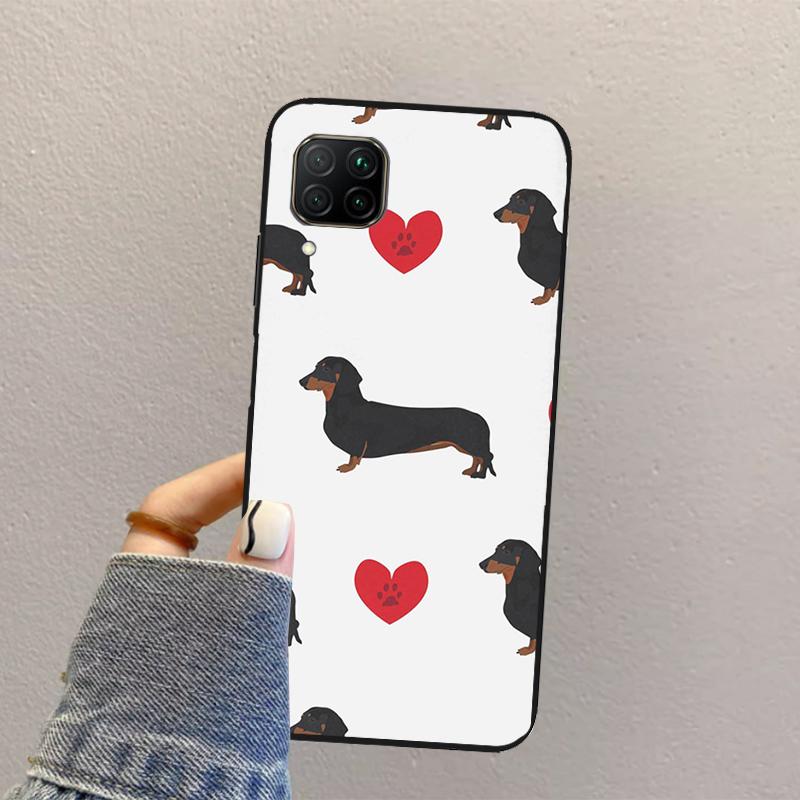 Такса Собака Для Huawei Nova 12s 12i 11i 8i 7i Y73 Y70 Y90 Y60 Y72 Y61 Y91 9 10 SE P30 Pro P40 Lite Чехол