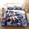 Hololive Ninomae Ina'nis holoEN Bedding Set Boys Girls Twin Queen Size Duvet Cover Pillowcase Bed Boys Adult Home Textileextile