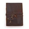 Leather Journal With Key, 200 Pages 13x18cm