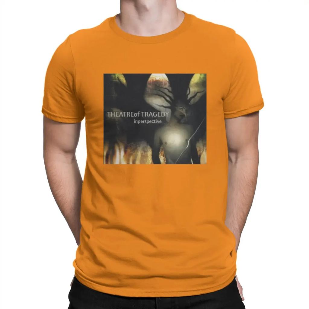 Inperspective Rock T Shirt Theatre Of Tragedy Music 100% Cotton Clothes Leisure Short Sleeve Round Collar Tees Original Unisex