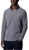 Куртка Columbia Men's Klamath Range II Half Zip Fleece Pullover-Tall city grey/shark