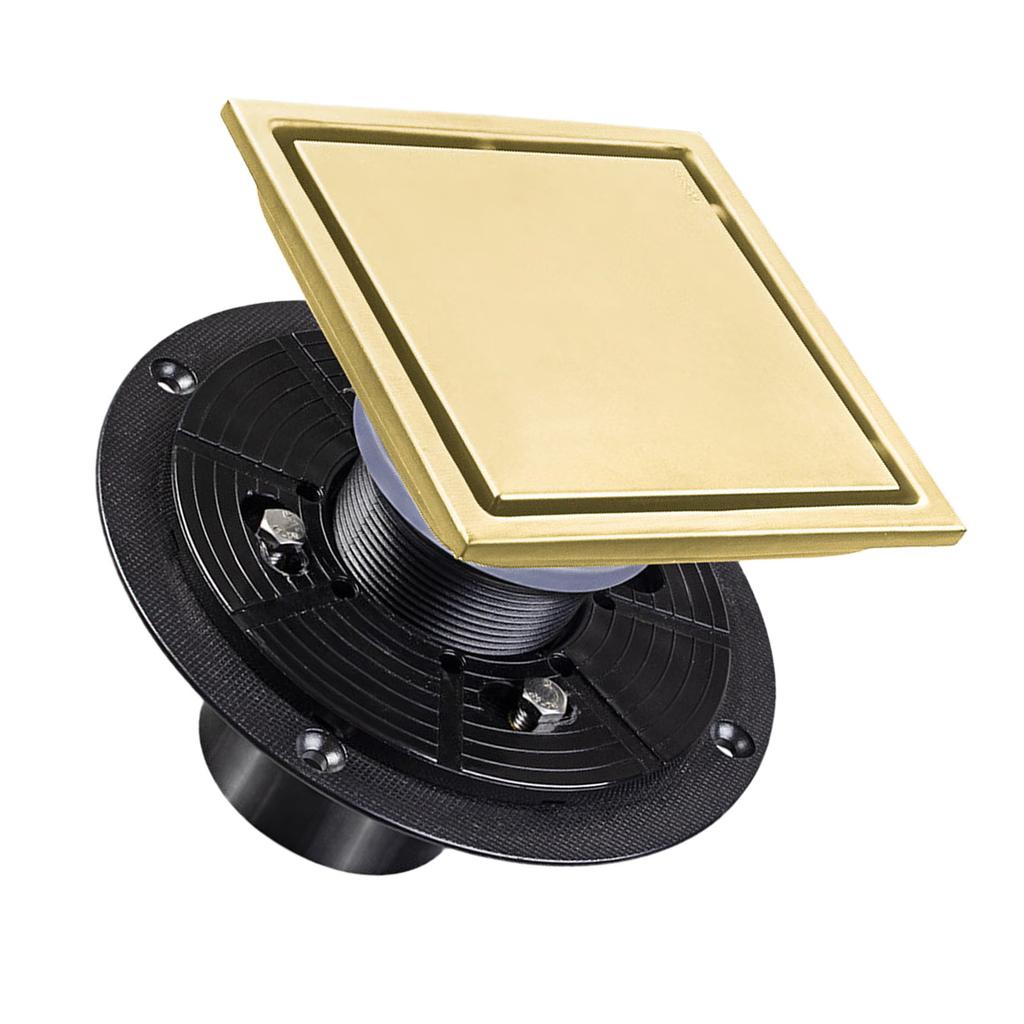 Квадратный слив для душа 4 дюйма слив для ванной с легкоочищаемым фильтром квадратный слив для ванной простой монтаж