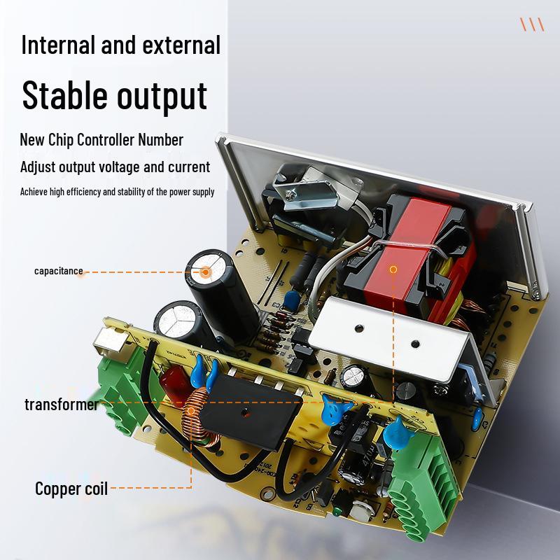 WDR DIN Rail Switching Power Supply Transformer, 380V to 12V/24V, 75W/120W/240W, 10A