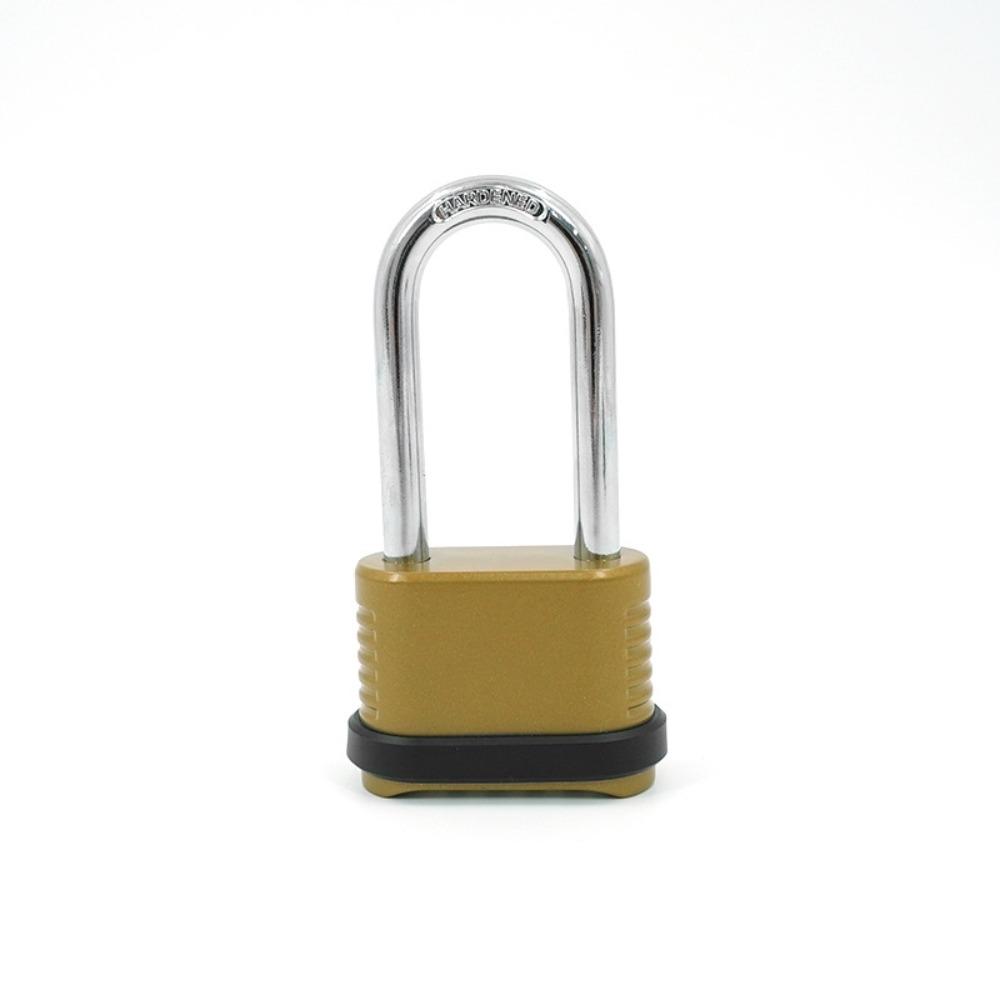 Стильный сверхпрочный навесной замок из цинкового сплава, 4-значный кодовый замок, водонепроницаемый комбинированный замок для общежития