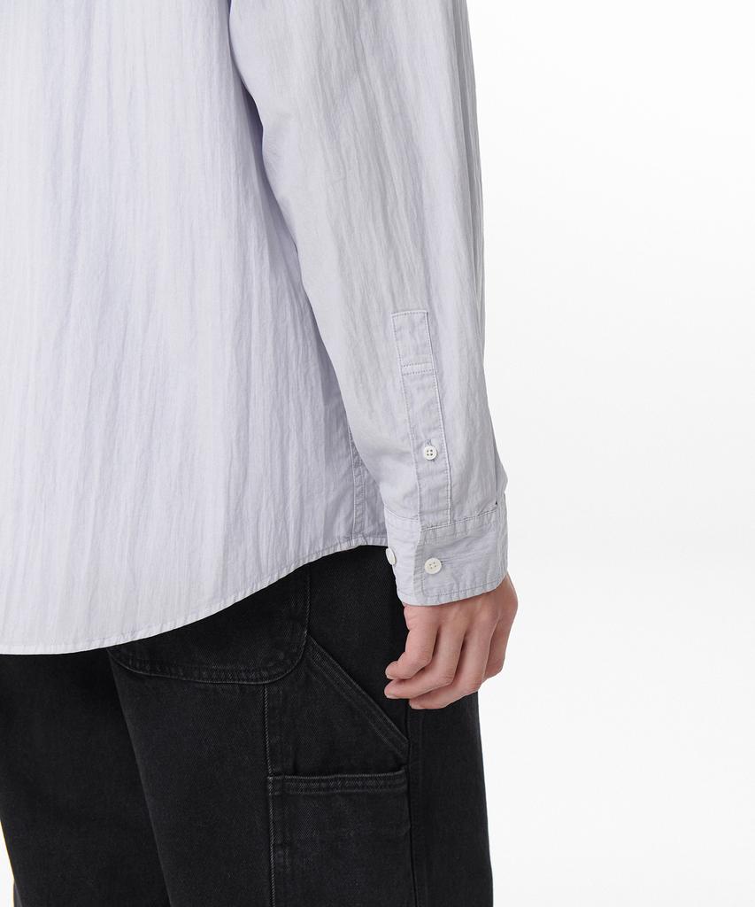 MUSINSA STANDARD Relaxed Pigment Shirt [Purple Grey]