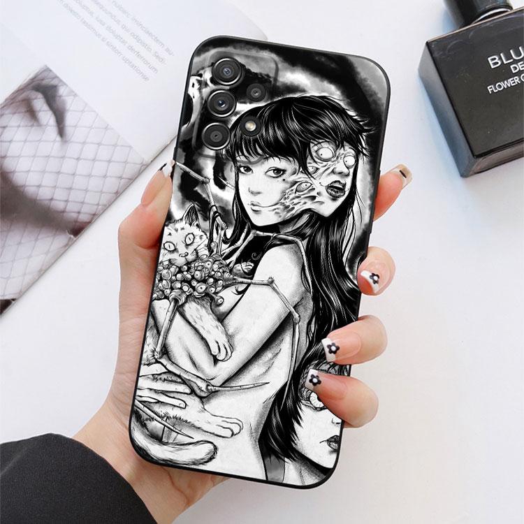 Чехол для телефона Junji Ito Tomie с рисунком комикса Для Samsung Galaxy S24 FE S25 Ultra A03 A04 A05 A06 A12 A13 A16 A26 A35 A36 A56 A55