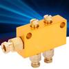 6Mm Inlet Oil Distributor Brass Material Divider Valve Piston Distributor  Industrial Machinery