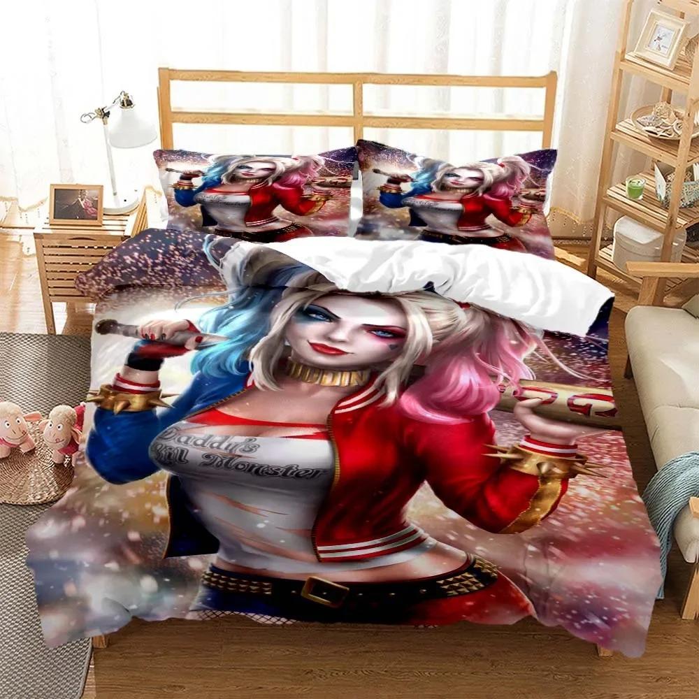 Ugly Girl Digital Print Polyester Bedding Sets Child Kids Covers Boys Bed Linen Set For Teens Bedding Set Bed Comforter Set