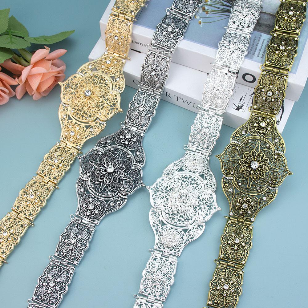 Poyasa темно-золотой цвет кавказский женский пояс свадебные украшения традиционный арабский кафтан халат цепочка на талию регулируемая длина