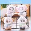 Cat Dog Cute Rabbit Panda With Scarf Plush Toy Pendant Keychain For Decor Bag