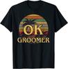 Симпатичная футболка для ухода за собаками OK Groomer, футболка унисекс