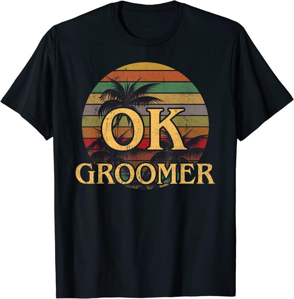 Симпатичная футболка для ухода за собаками OK Groomer, футболка унисекс