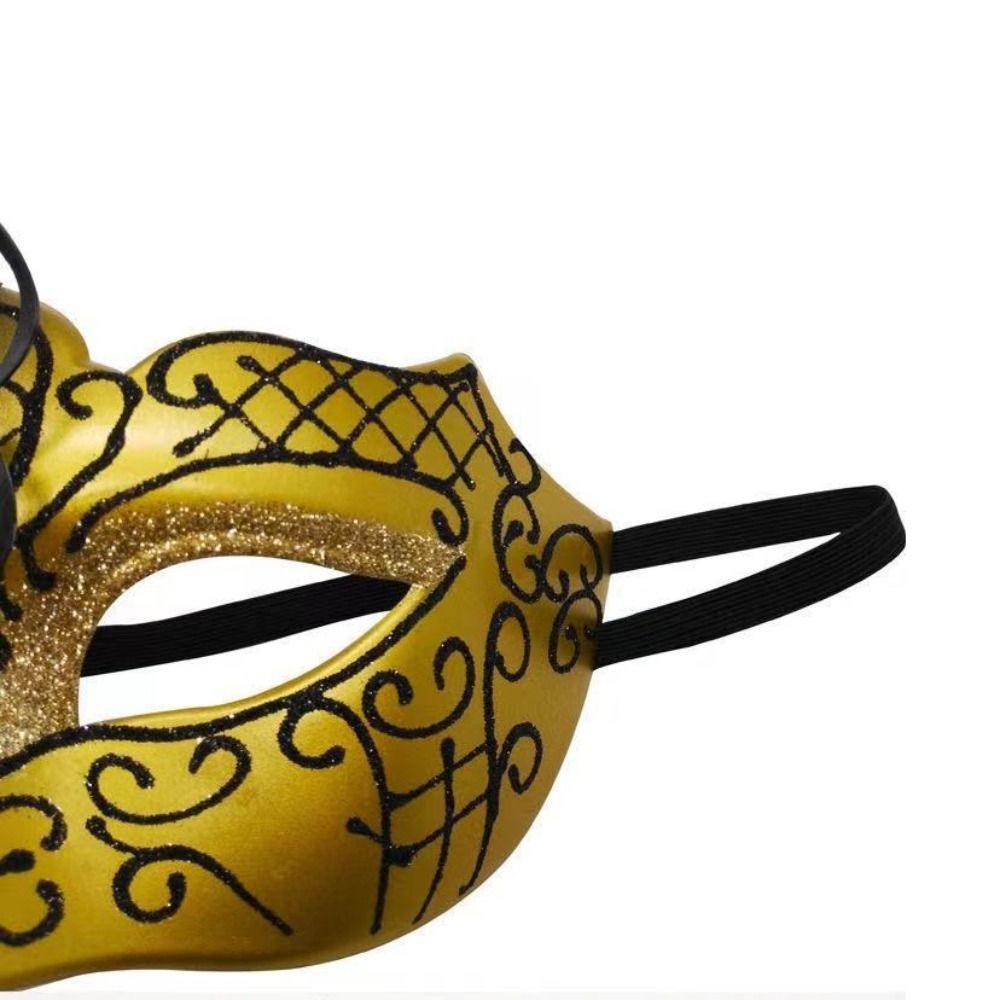 Beautiful Glitter Mask Retro Masquerade Cosplay Mask Creative Half Face Mask  Prom Party Supplies
