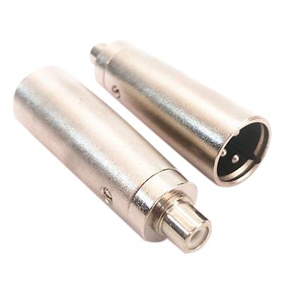 3-контактный разъем XLR Male To RCA Female Аудиоадаптер Разъем Усилитель Микрофона