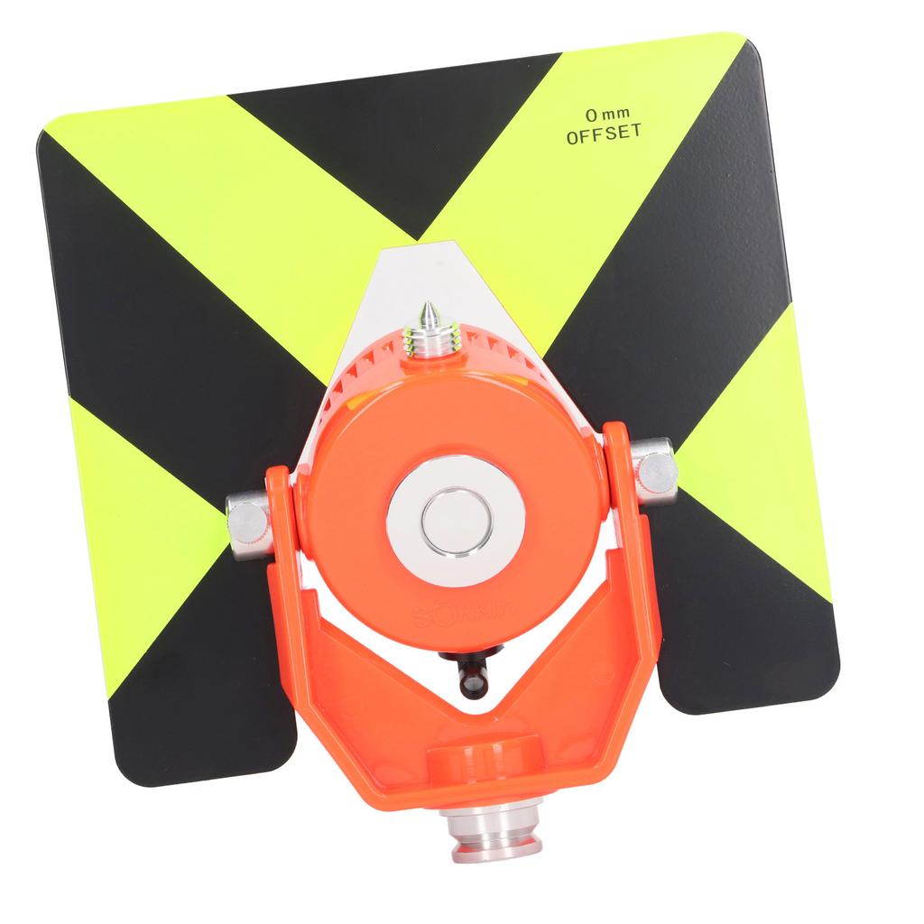 Single Tilt Prism Optical Glass ABS Protective Housing Accurate Surveying Prism for Highway