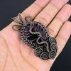 Tree Of Life Amethyst Pendant Gemstone Jewelry, 999 Copper Wire Wrapped  Pendant, Gift For Women Handmade Pendant
