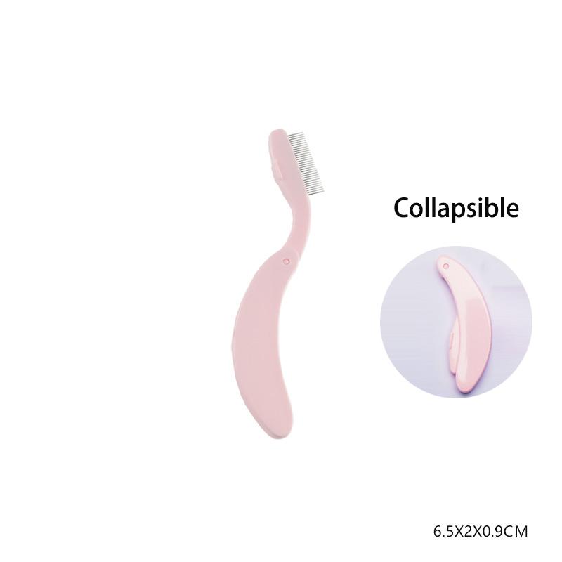 1 шт., черная складная щетка для ресниц, расческа для красоты, разделитель ресниц для макияжа, щипцы для завивки ресниц из нержавеющей стали, тушь для завивки ресниц, косметический инструмент