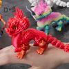 3D-печатная фигурка дракона, реквизит для фотосъемки, реалистичная, яркая, цветная, мини-статуя дракона, игрушка-фиджет для взрослых и детей