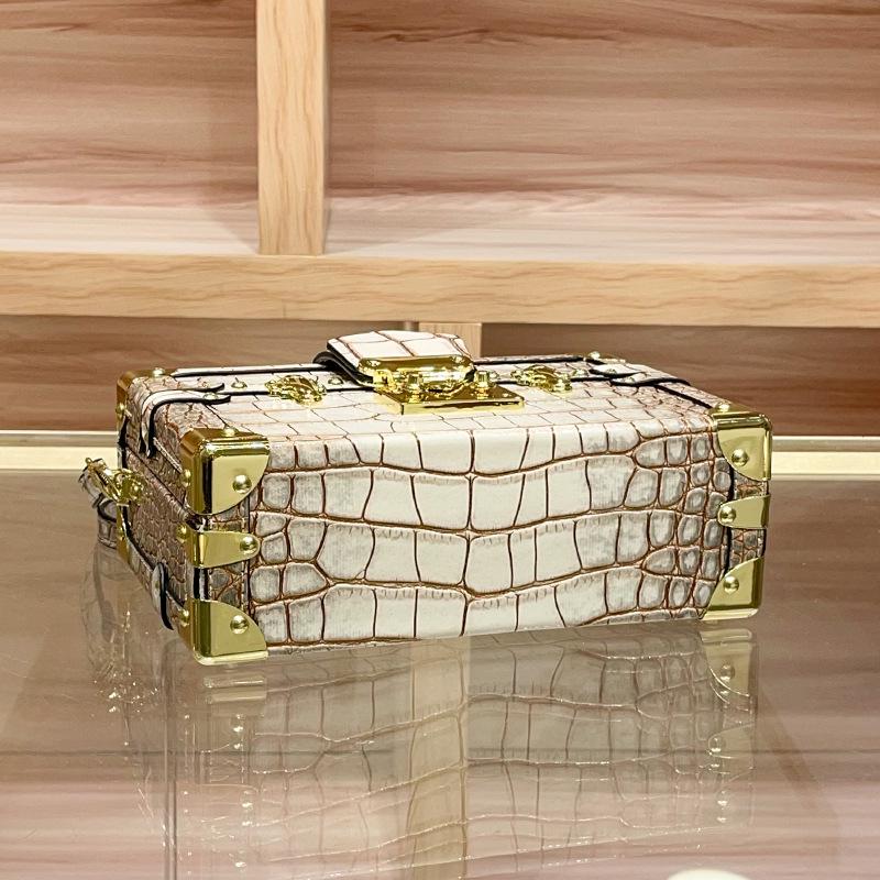 Роскошная женская сумка из натуральной кожи змеи 2025 года - стили 'коробка', 'на плечо' и 'кроссбоди'