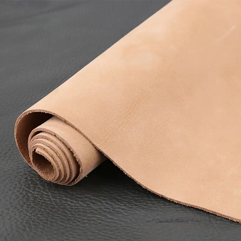 First layer genuine leather, original leather material, frosted leather, 1.5mm thick soft cowhide, non dyed, handmade DIY leathe