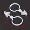10Pcs Plastic Curtain Buckle Clip White Curtain Tie Buckles Home Supplies