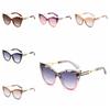 Модные солнцезащитные очки винтажного дизайна, многоцветные, трендовые, с металлической оправой, солнцезащитные очки, роскошные градиентные очки в стиле стимпанк