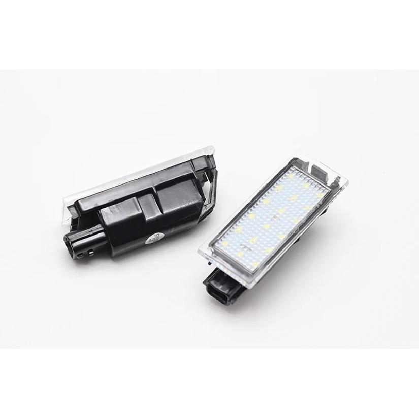 Car LED Number License Plate Lights For Renault Megane 2 Clio Laguna 3 Megane 3 Twingo Master Vel Satis