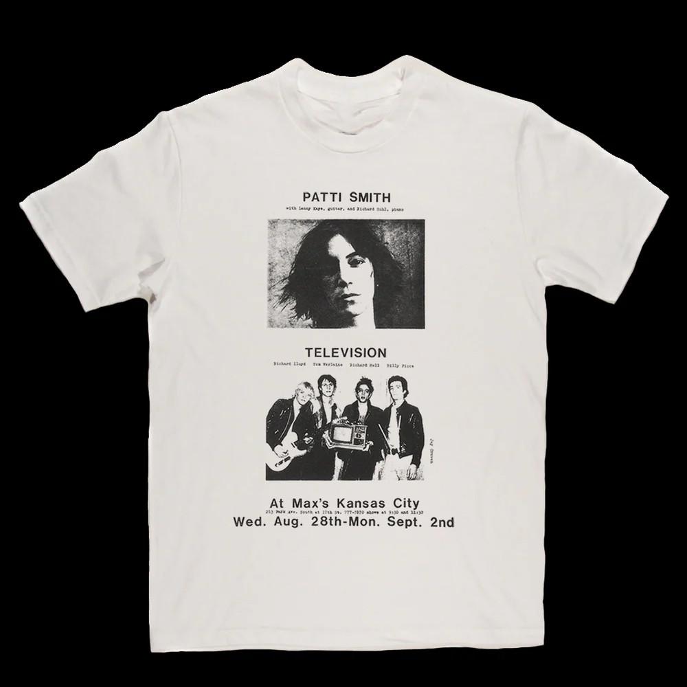 Новая популярная белая хлопковая футболка унисекс Patti Smith, все размеры
