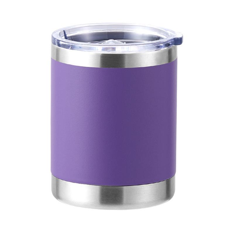 12oz Coffee Mug, Vacuum Insulated Camping Mug with Lid Double Wall Stainless Steel Travel Tumbler Cup for Home Office Desk