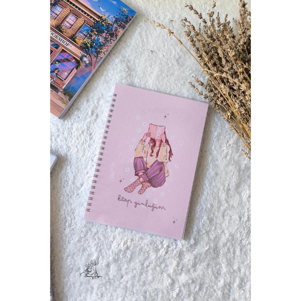 My Library Book Diary, 50 листов/100 страниц, A5, дневник чтения, блокнот, блокнот, блокнот на кольце