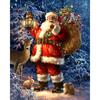 Santa Claus DIY 5D Diamond Painting Full Round Resin Scenery Diamond Embroidery Cross Stitch Kits Christmas Gift