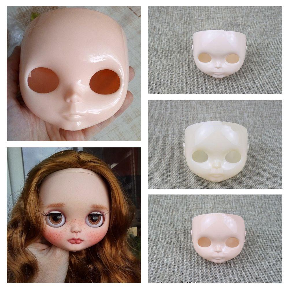 Хобби Белая Нормальная Кожа Голова DIY Смена Макияжа 1/6 Блайз Детские Игрушки Лицевая панель куклы