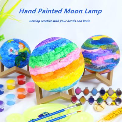 DIY 3D Space Moon Night Light, товары для творчества, набор для декоративно-прикладного искусства для детей 8-12 лет, игрушки для девочек и мальчиков, подарок на день рождения для лет